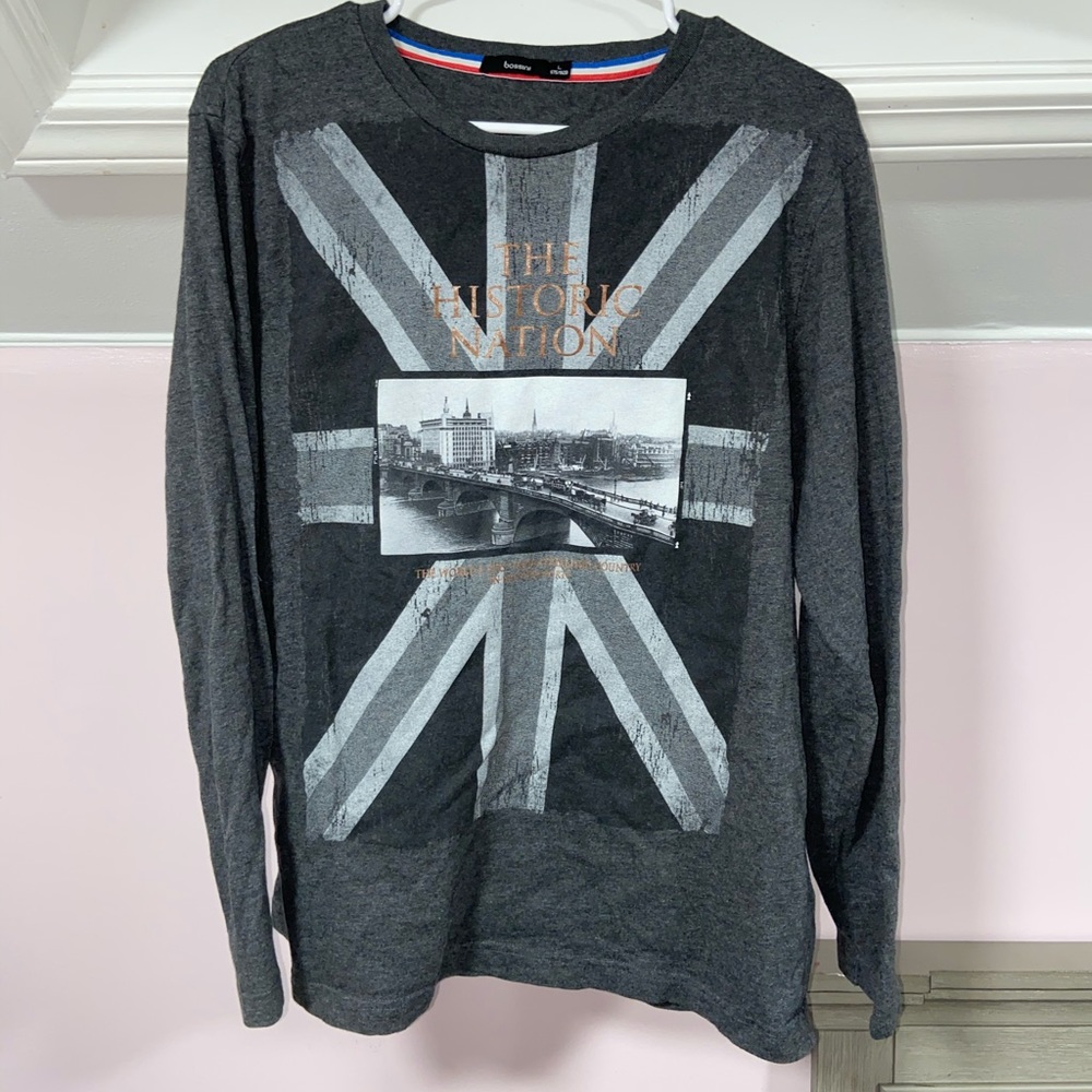 Women’s Gray Long Sleeve Shirt